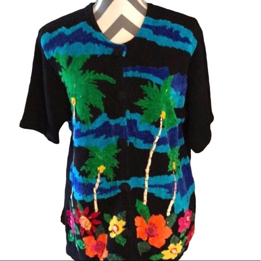 Vintage Victoria Harbour SMALL Embellished Sweater